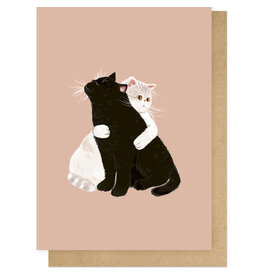 East End Wenskaart - Cat Huge - Dubbele kaart + Envelop