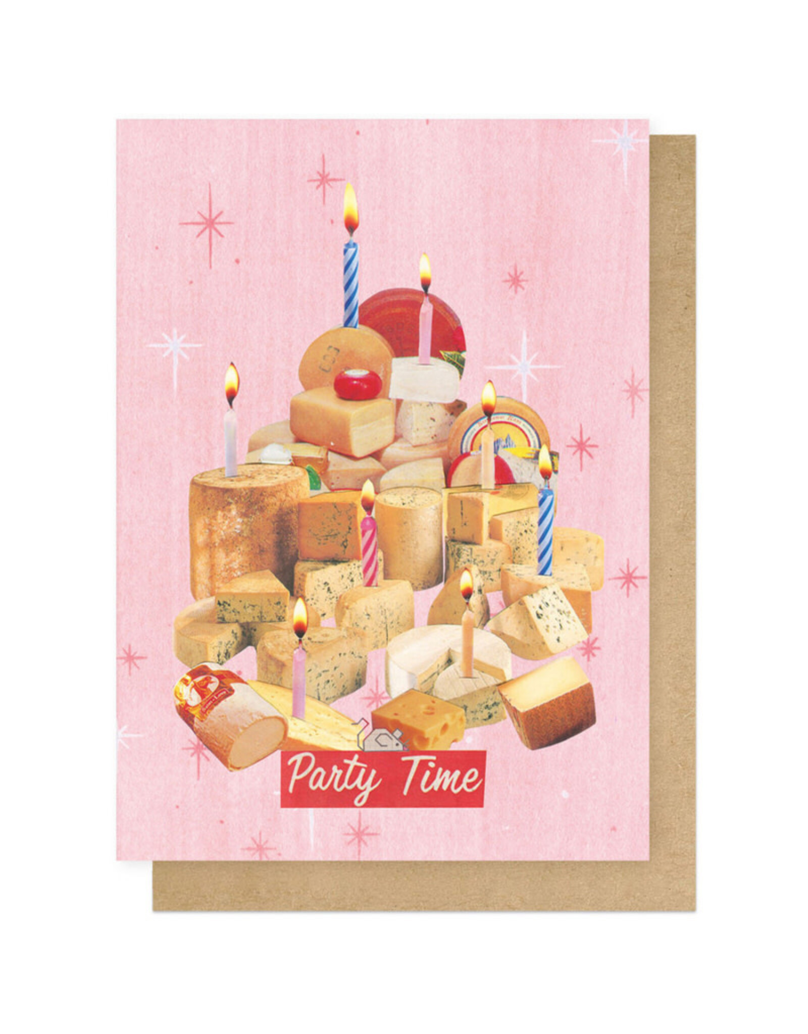 East End Wenskaart - Cheese Cake - Dubbele kaart + Envelop
