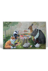 Inkognito Wenskaart - Picnic - Dubbele kaart + Envelop