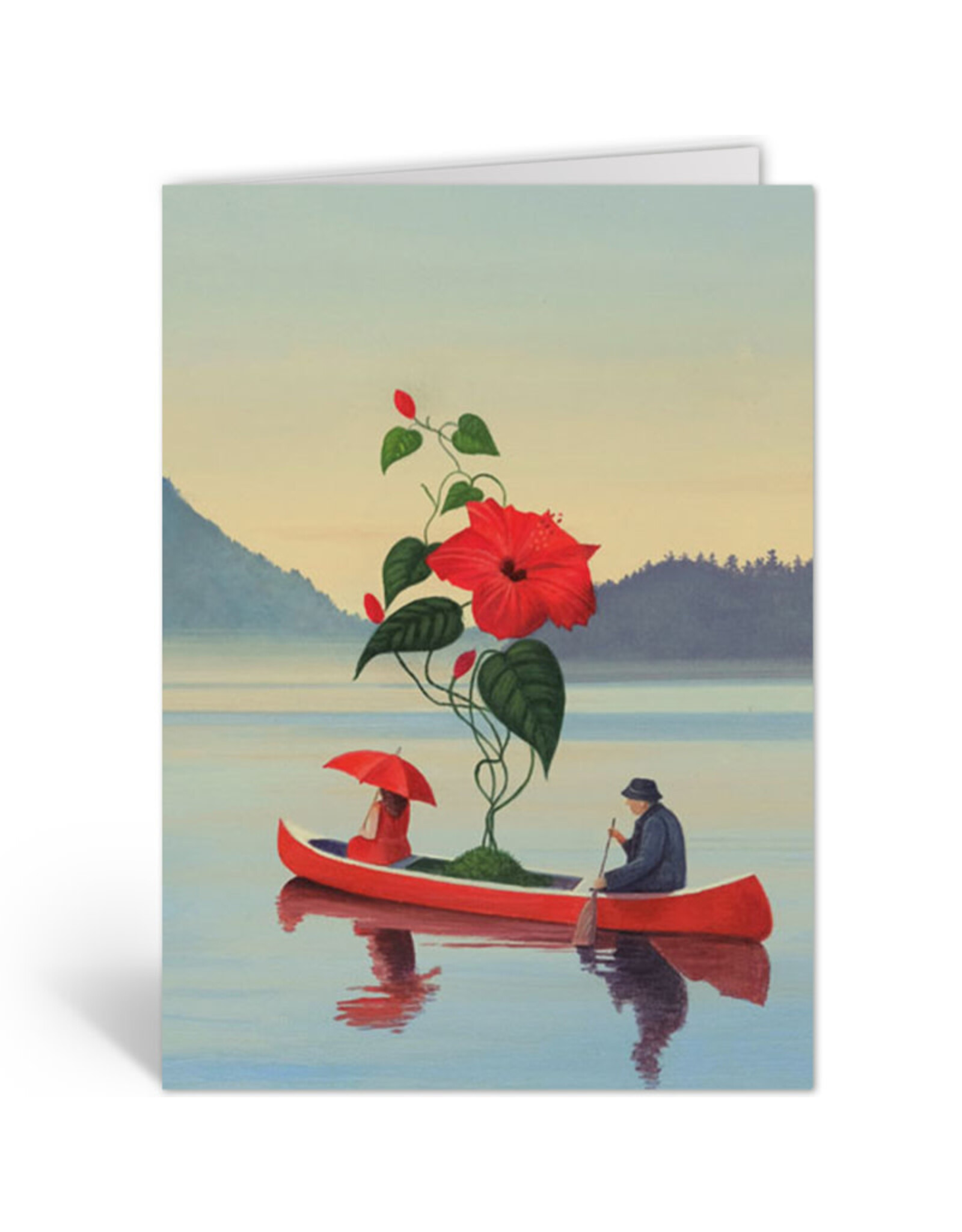 Inkognito Wenskaart - Red Attraction - Dubbele kaart + Envelop