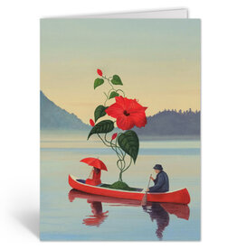 Inkognito Wenskaart - Red Attraction - Dubbele kaart + Envelop