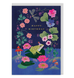 Ohh Deer Wenskaart - Lilipad Frog - Dubbele kaart + Envelop