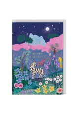 Ohh Deer Wenskaart - Moonlit Forest - Dubbele kaart + Envelop
