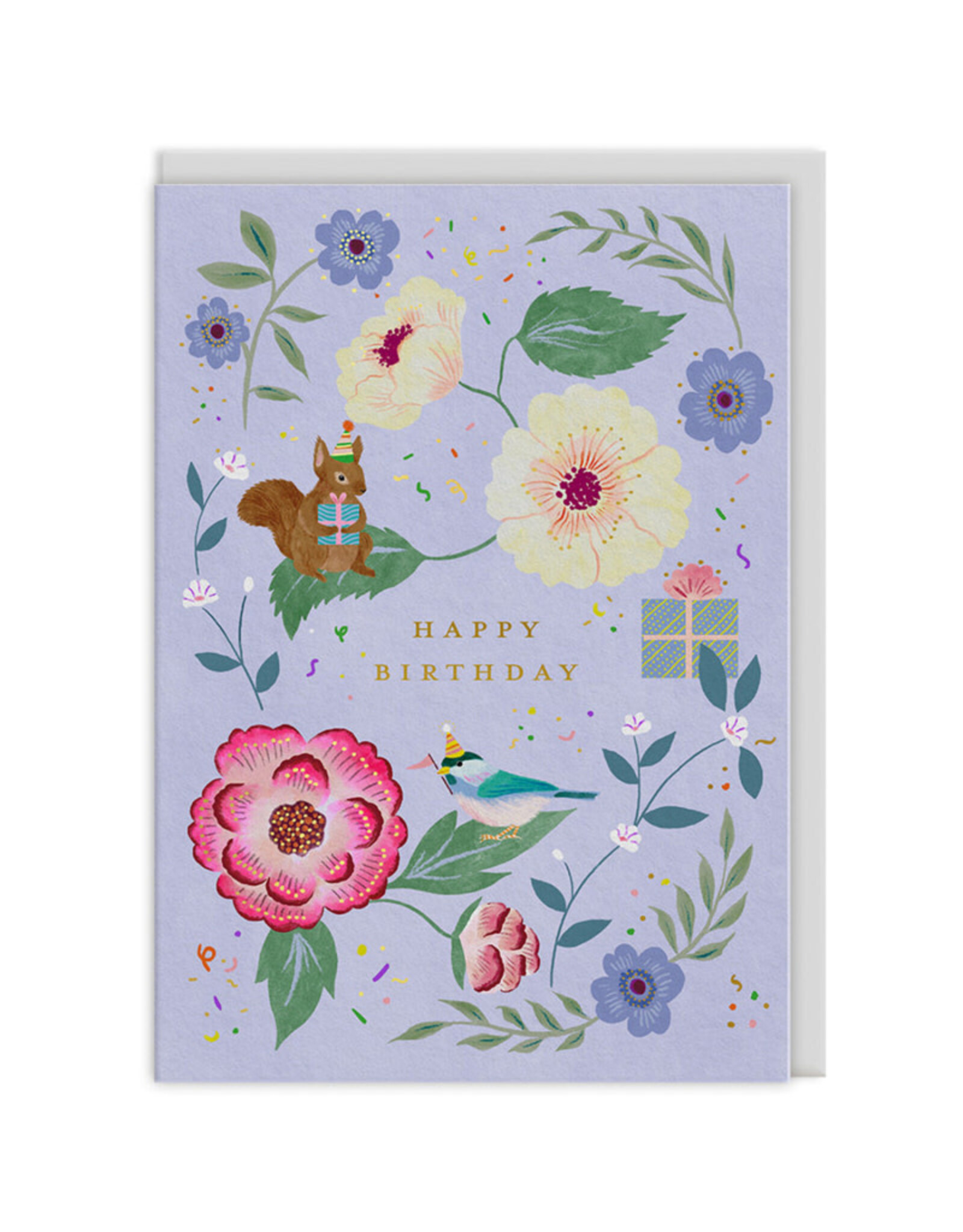 Ohh Deer Wenskaart - Party Creatures - Dubbele kaart + Envelop
