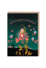 Ohh Deer Wenskaart - Firefly - Dubbele kaart + Envelop