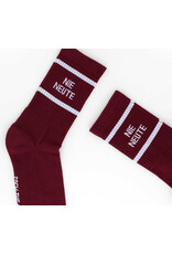 Sock The City Gentse sokken - Nie Neute, Bordeaux - Katoen - One size