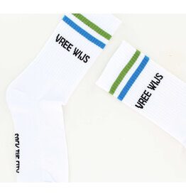 Sock The City Gentse sokken - Vree wijs, Retro Wit - Katoen - One size