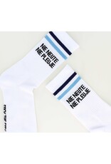 Sock The City Gentse sokken - Nie neute, Nie pleuje, Retro Wit- Katoen - One size