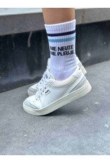 Sock The City Gentse sokken - Nie neute, Nie pleuje, Retro Wit- Katoen - One size