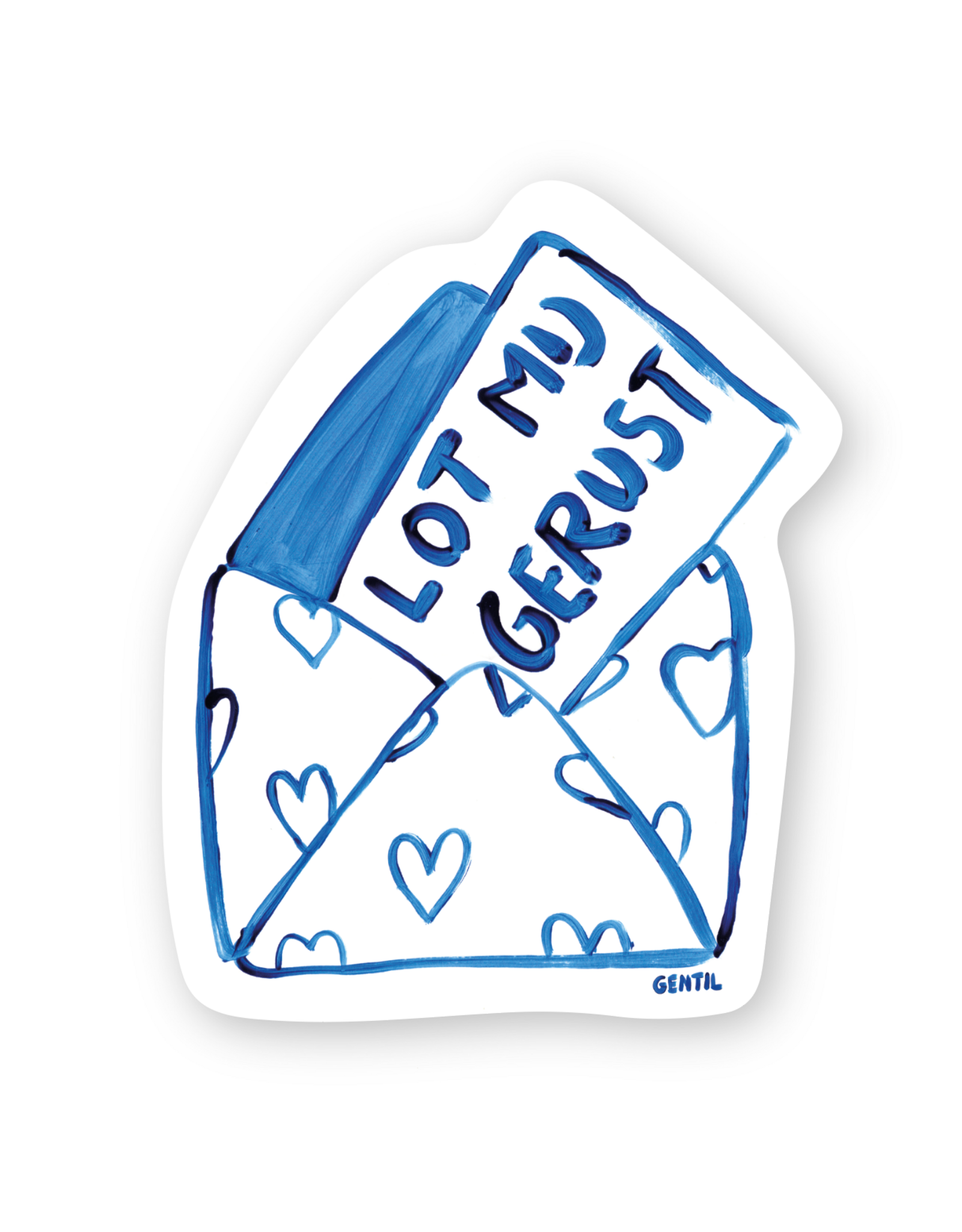 Gentil Sticker - Lot mij gerust