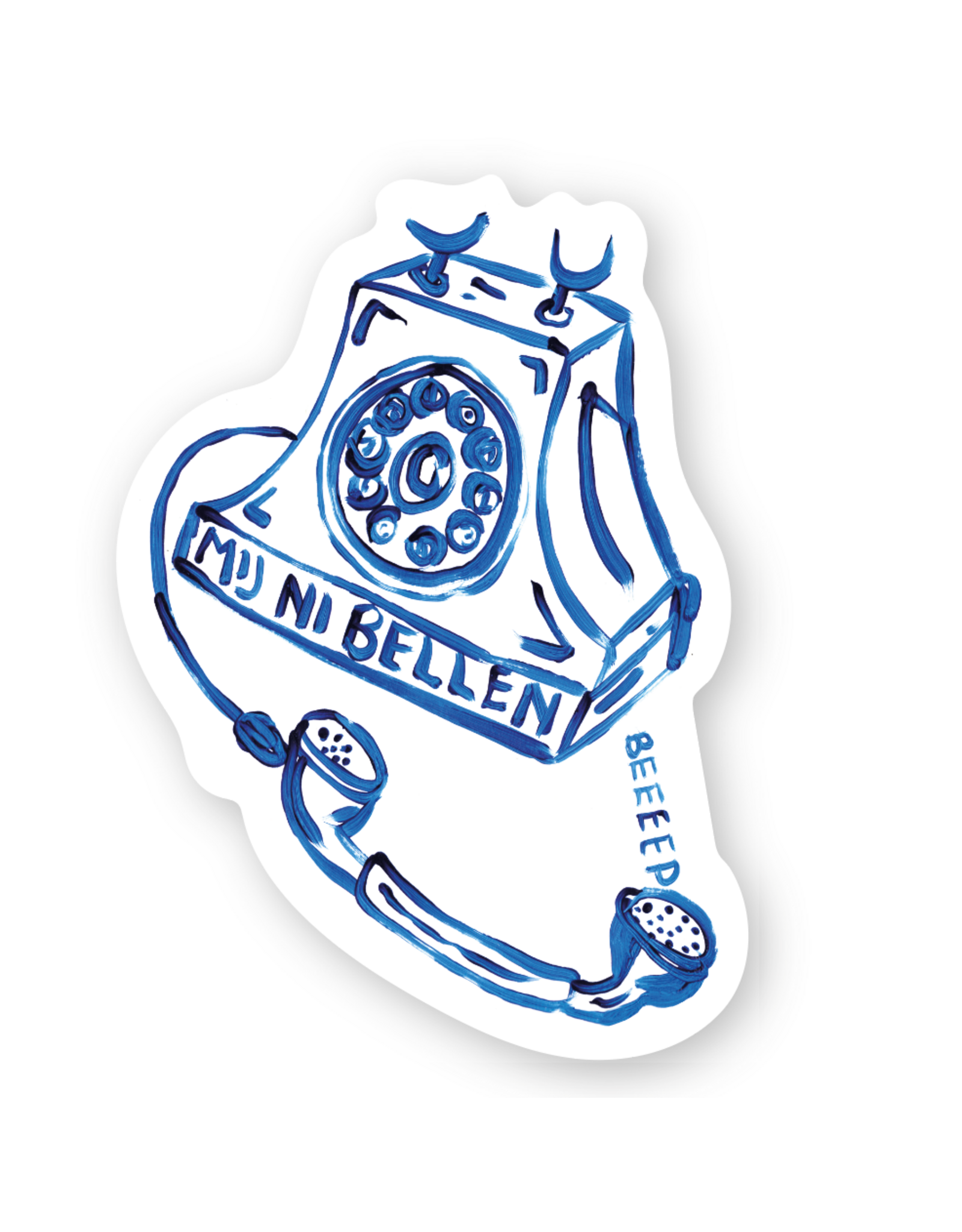Gentil Sticker - Mij ni bellen