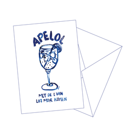 Gentil Wenskaart - Apelol - Postkaart + Envelop