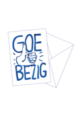 Gentil Wenskaart - Goe bezig  - Postkaart + Envelop