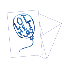 Gentil Wenskaart - Lot het los - Postkaart + Envelop