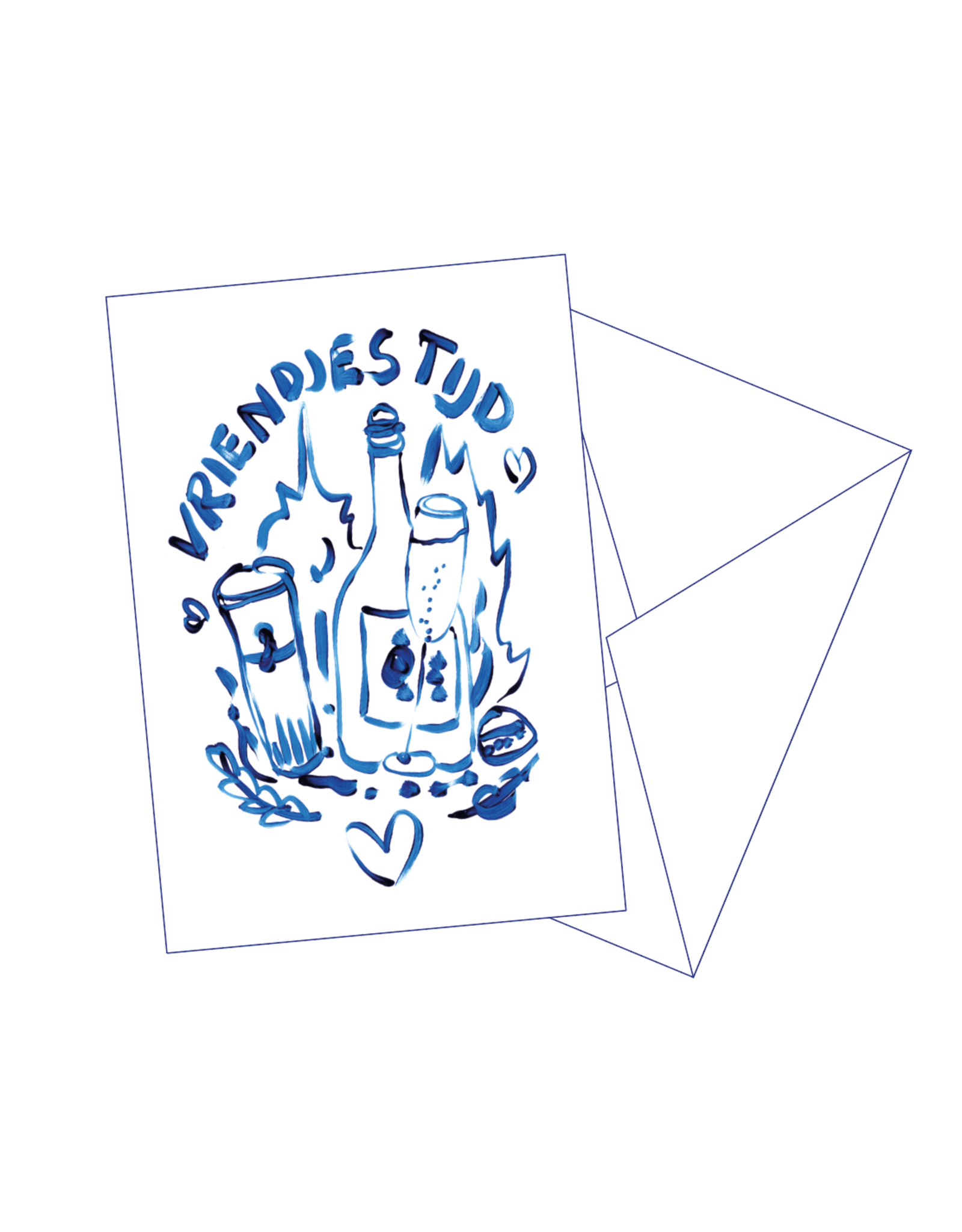 Gentil Wenskaart - Vriendjestijd - Postkaart + Envelop