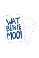 Gentil Wenskaart - Wat ben je mooi - Postkaart + Envelop