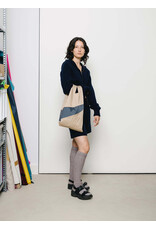 Susan Bijl Shopping bag M, Almond & Tornado - 27 x 55 x 18 cm