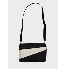 Susan Bijl Bum Bag M, Black & Cloud- 19 x 28 x 8,5