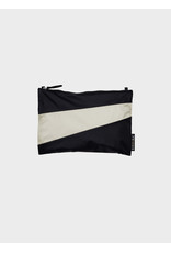 Susan Bijl Pouch M, Black & Cloud - 19 x 29cm