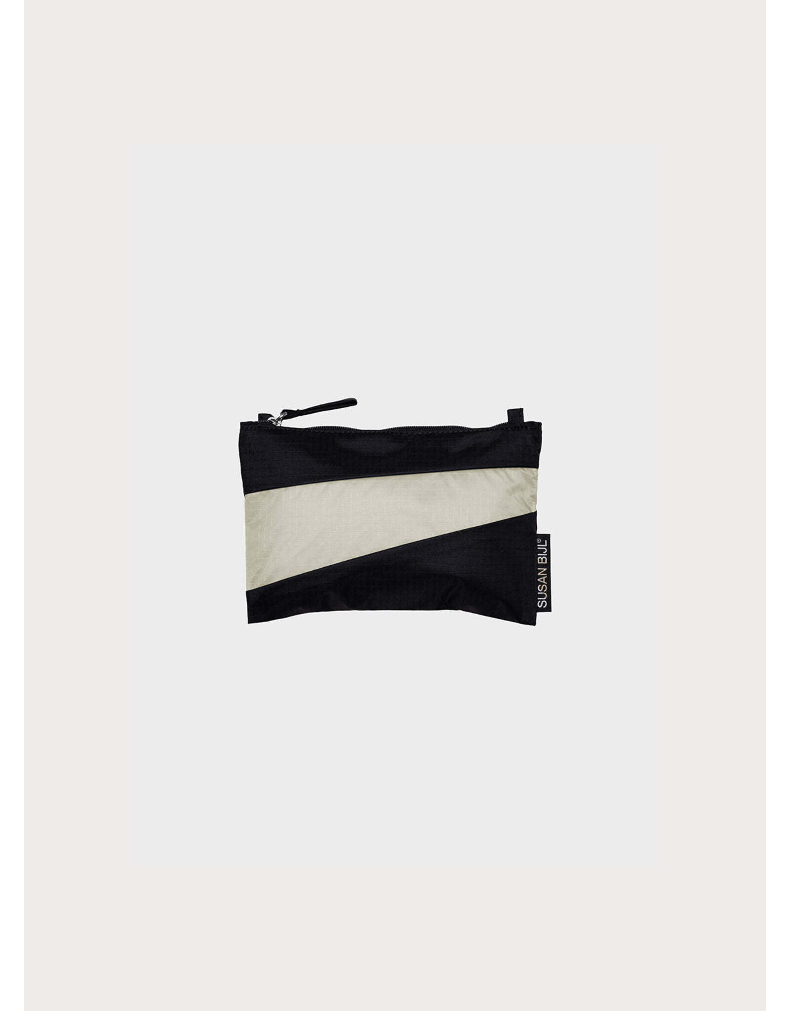 Susan Bijl Pouch S, Black & Cloud - 19 x 13cm