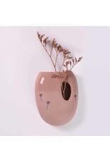 Studio Harm & Elke Muurvaasje Recycle, L - Old Pink/Brown - 7 x 9 x 3