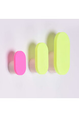 Studio Harm & Elke Printed Hook L , 11. Neon Pink - 6,5 x 3,5cm