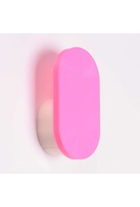 Studio Harm & Elke Printed Hook L , 11. Neon Pink - 6,5 x 3,5cm