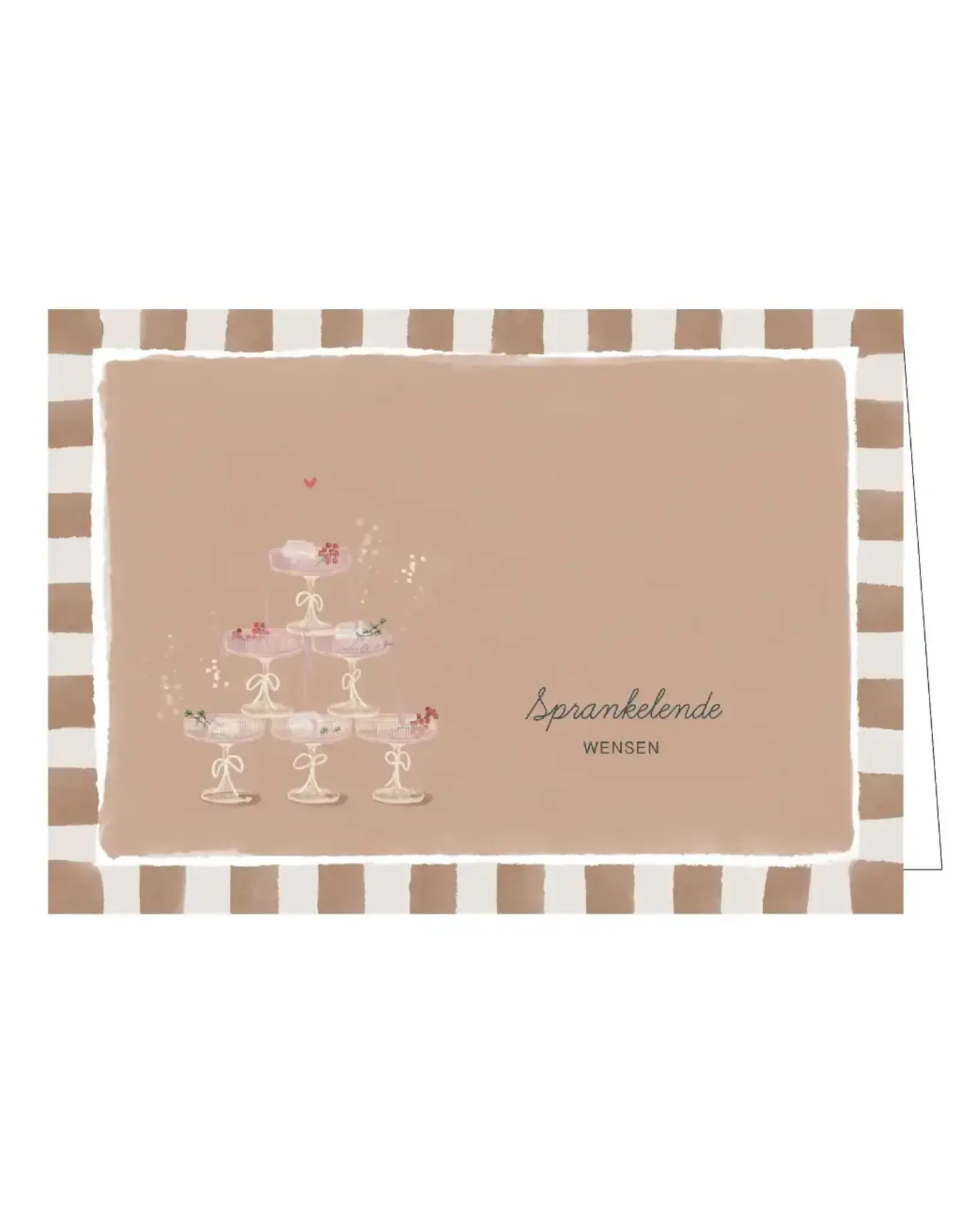 Studio Mie Kerstpakje - Sprankelende wensen - 5 Wenskaarten + Enveloppen