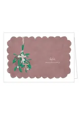 Studio Mie Kerstpakje - Liefde en bakken vol geluk - 5 Wenskaarten + Enveloppen