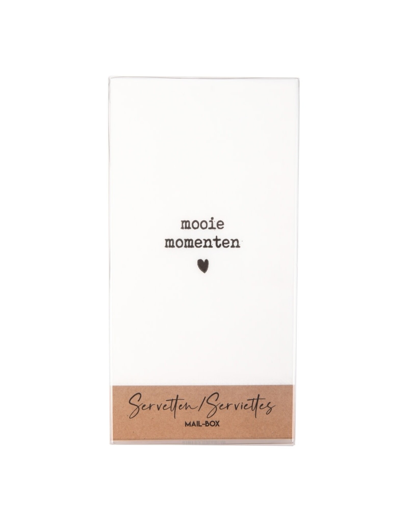 Mail-Box Servetten - Mooie Momenten - 20 x 10 cm - 15st