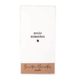 Mail-Box Servetten - Mooie Momenten - 20 x 10 cm - 15st