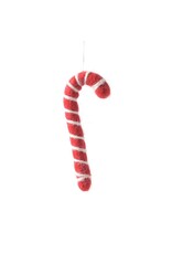 Aveva Kersthanger, Candy Cane - Rood/Wit - 9x4 cm