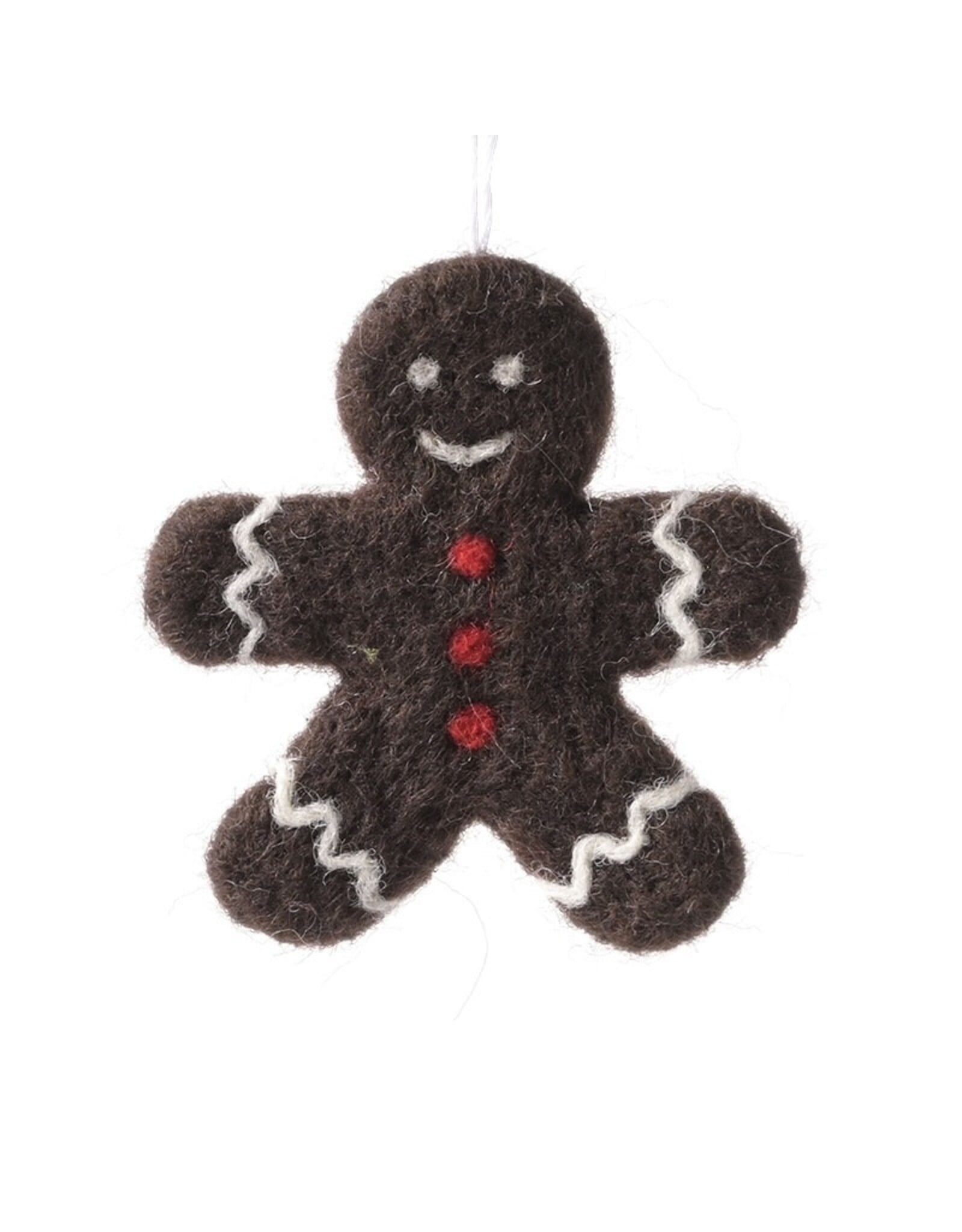 Aveva Kersthanger, Gingerbread - Donkerbruin - 8,5x8,5 cm