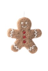 Aveva Kersthanger, Gingerbread -  Lichtbruin - 8,5x8,5 cm