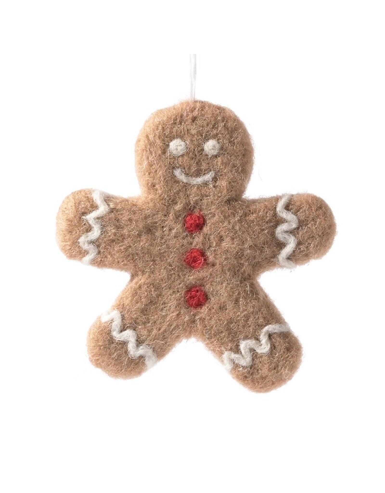 Aveva Kersthanger, Gingerbread -  Lichtbruin - 8,5x8,5 cm