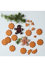 Aveva Kersthanger, Gingerbread -  Lichtbruin - 8,5x8,5 cm