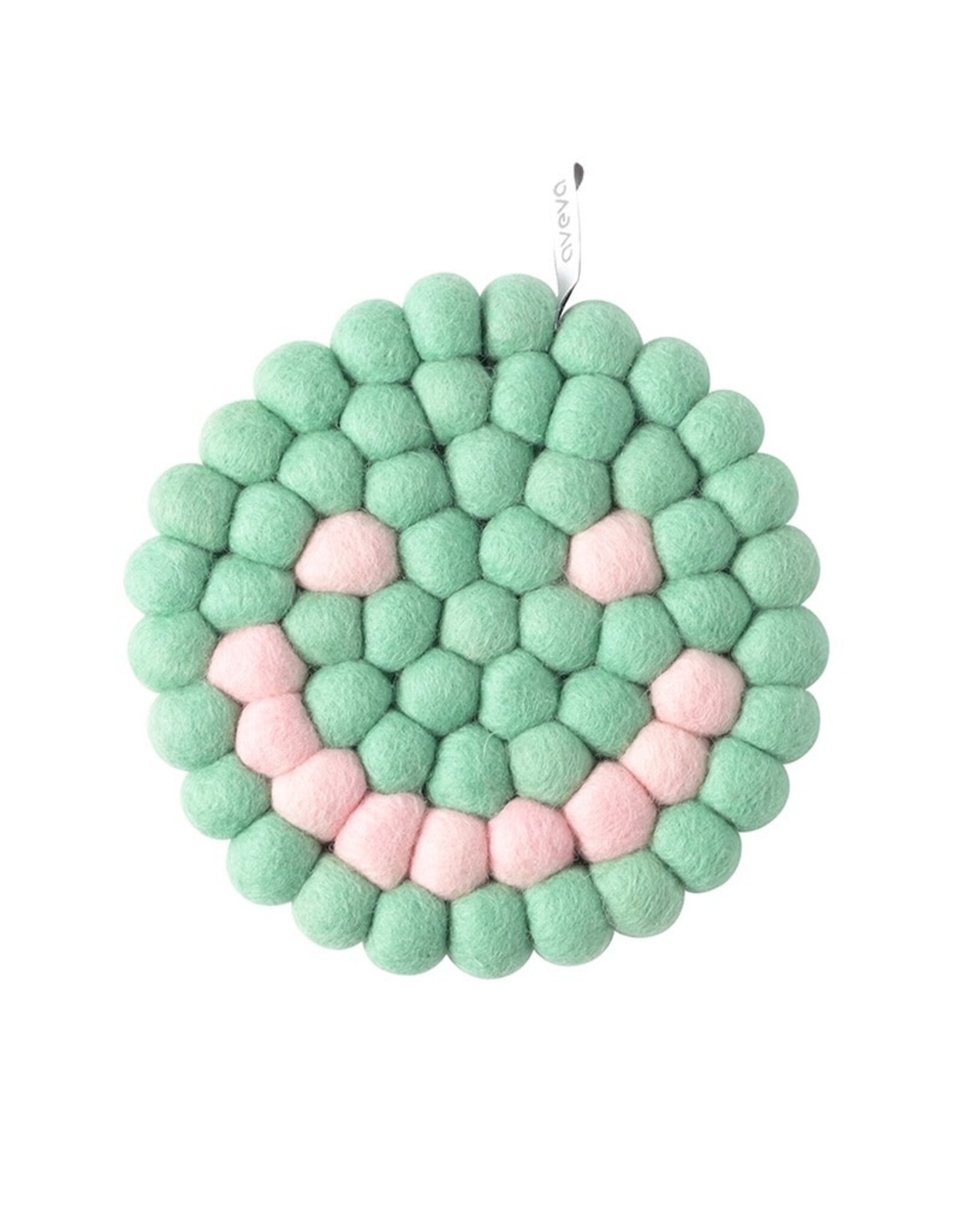 Aveva Onderzetter, Smiley - Appel - Ø 17cm