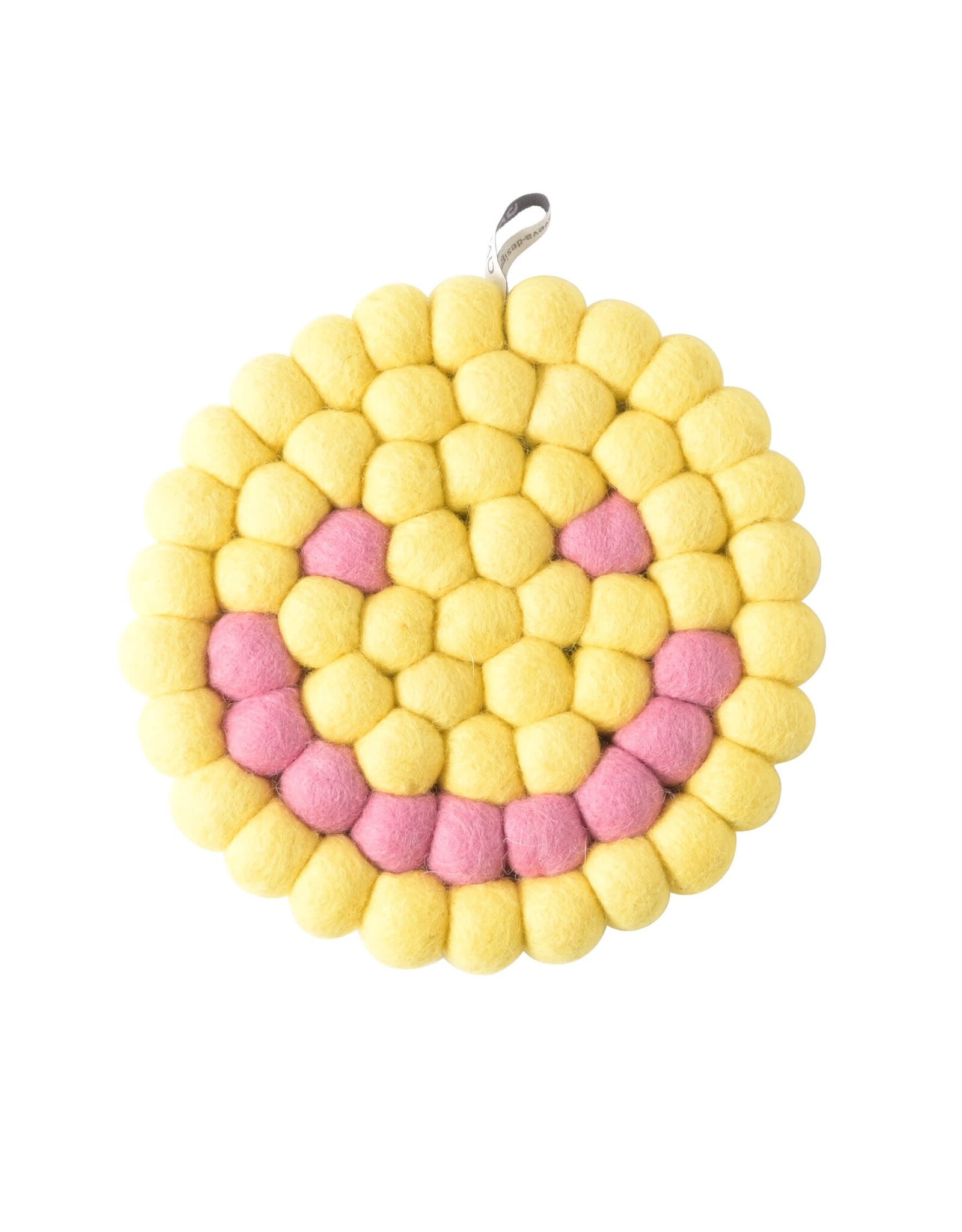 Aveva Onderzetter, Smiley - Lemon - Ø 17cm