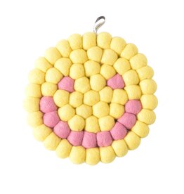 Aveva Onderzetter, Smiley - Lemon - Ø 17cm