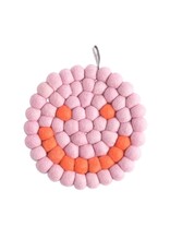 Aveva Onderzetter, Smiley - Raspberry - Ø 17cm