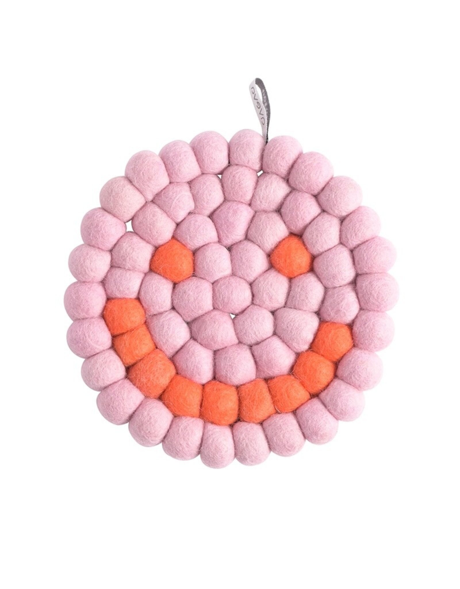 Aveva Onderzetter, Smiley - Raspberry - Ø 17cm