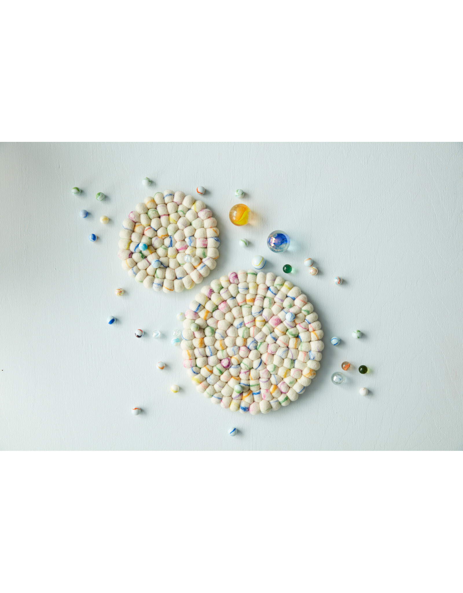 Aveva Onderzetter, Marble - Glass marble - Ø 17cm