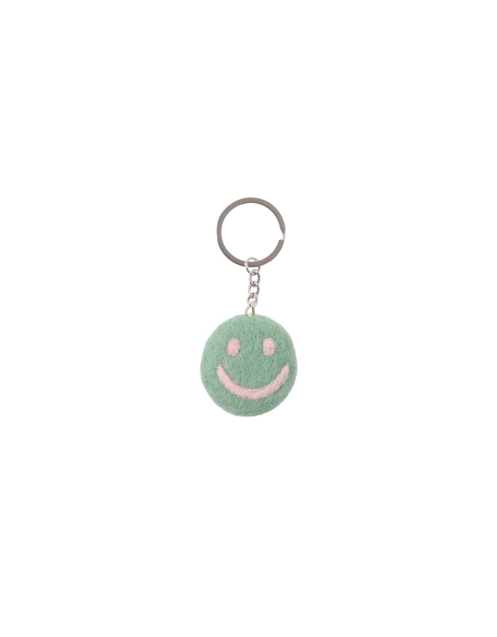 Aveva Sleutelhanger, Smiley - Spring Green - Ø 4,5