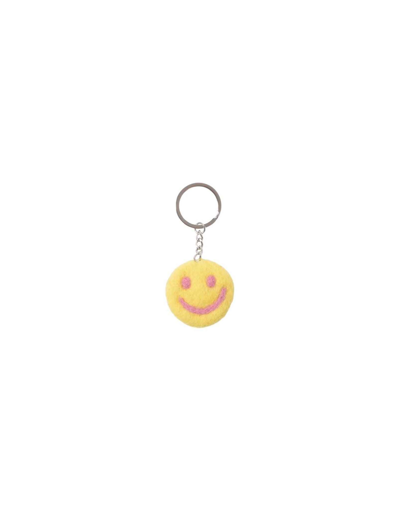 Aveva Sleutelhanger, Smiley - Lemon - Ø 4,5