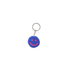 Aveva Sleutelhanger, Smiley - Electric Blue - Ø 4,5