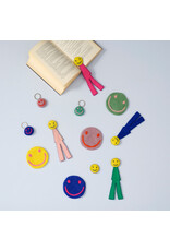 Aveva Wool Coaster, Smiley - 4st - Ø 10cm