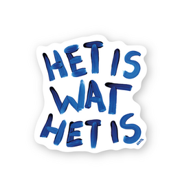 Gentil Sticker - Het is wat het is
