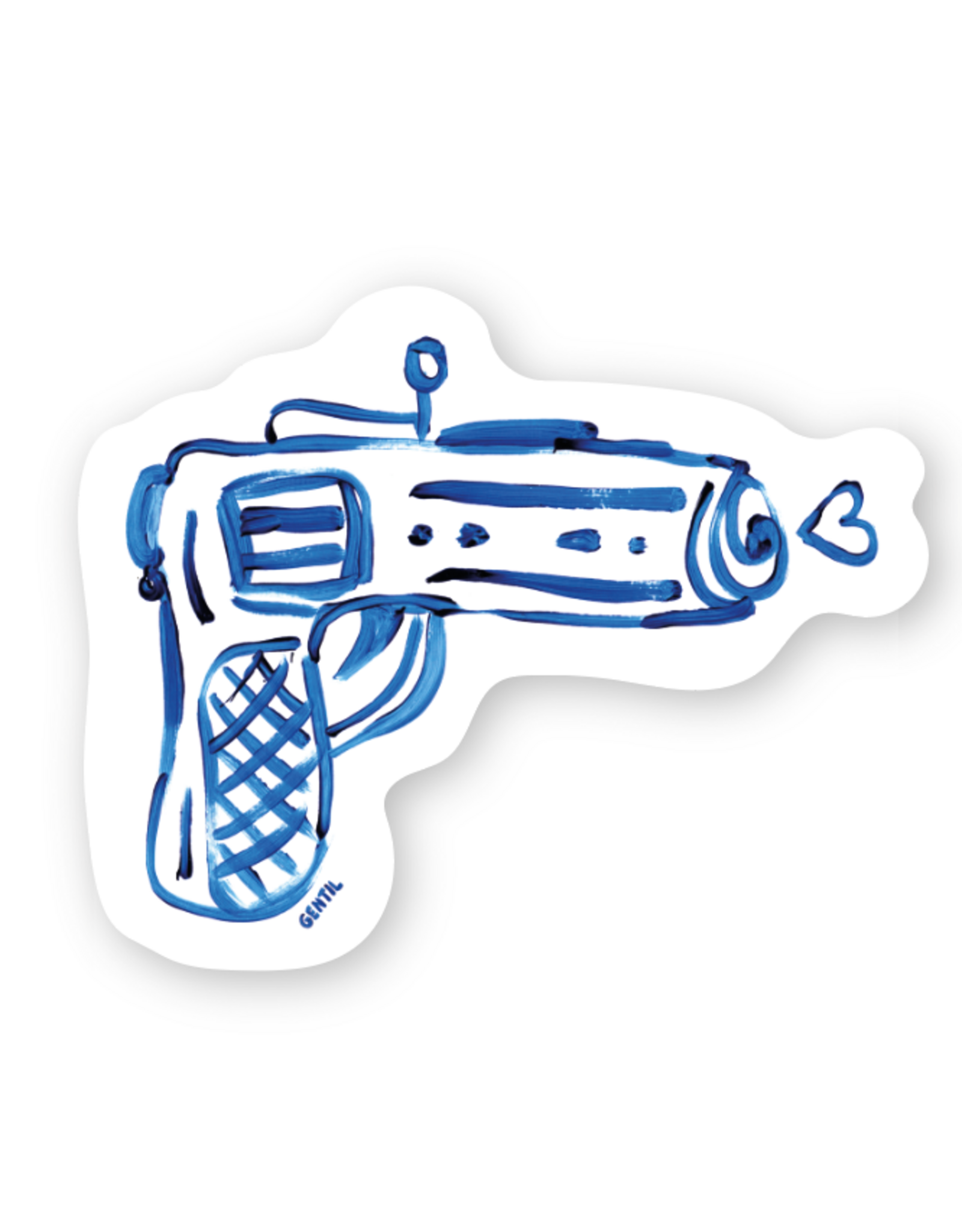 Gentil Sticker - Love Gun