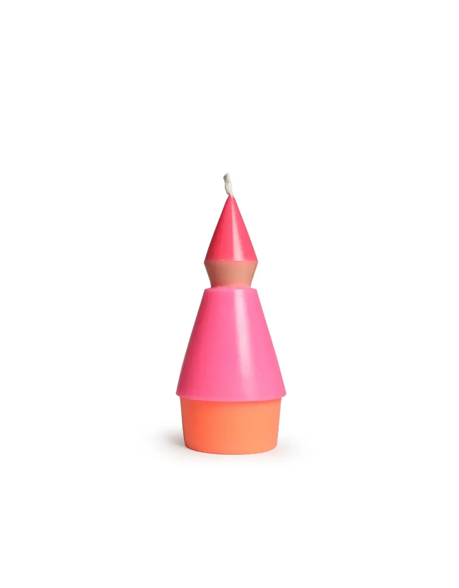 Not the girl who misses much Kaars, Little One S - N°4 Roze/Oranje - 9,4x4,7 cm