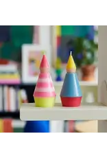 Not the girl who misses much Kaars, Little One L - N°1 Blauw/Geel - 9,4x4,7 cm